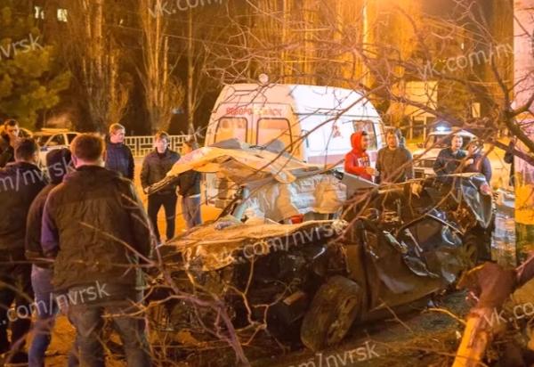 Жуткие кадры с места ДТП в Новороссийске